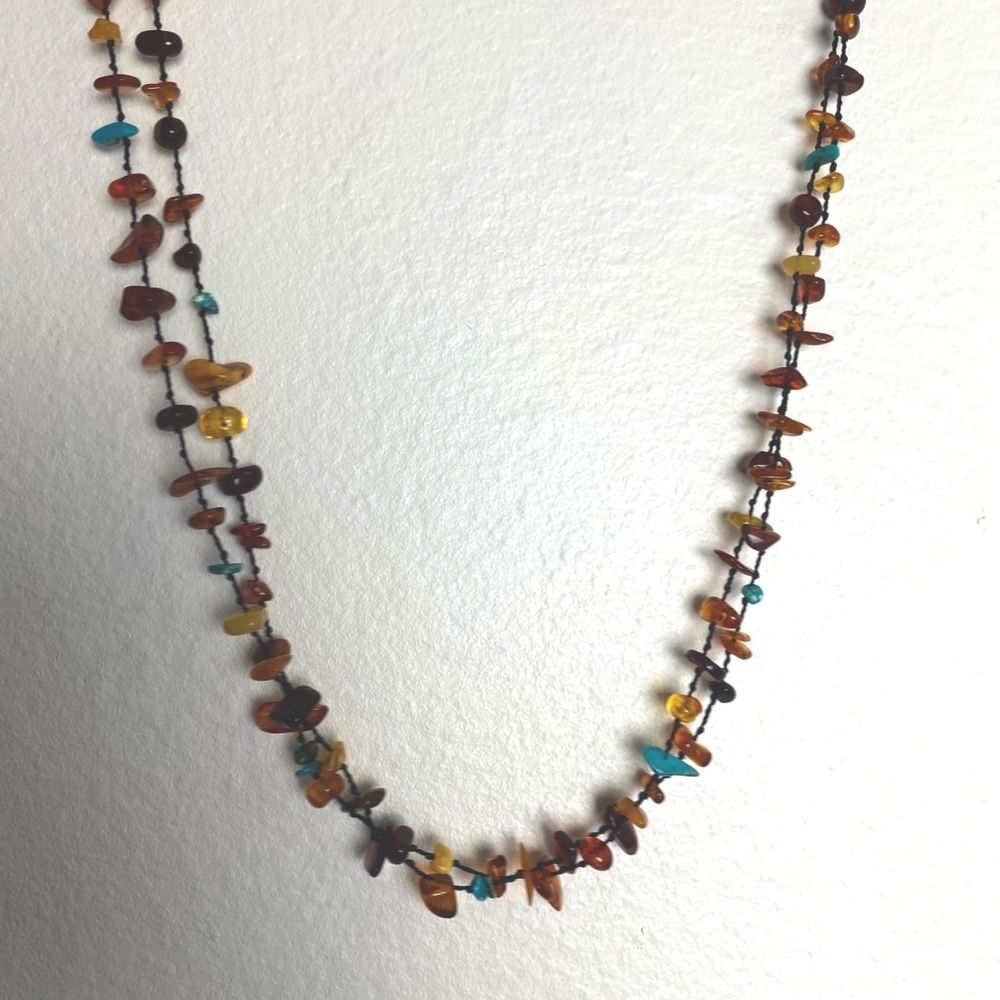 Amber & Turquoise necklace
